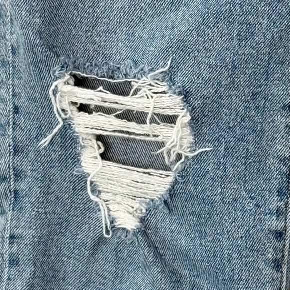 Madewell Distressed Denim Blue Jeans Women's Sz 29 Med. Wash - Picture 4 of 9